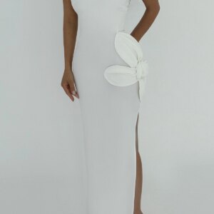 Rose Detail Strapless Dress - Brand: EYYO ATELIER - Women & Kids, Baby Clothes Wholesale - TheBS Women