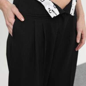 Women's Patterned Lining Detailed Pants - Brand: SOUL - Women & Kids, Baby Clothes Wholesale - TheBS Women