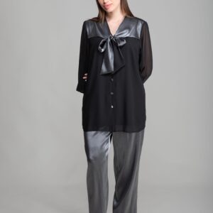 Top Blouse Bottom Pants Chiffon Set - Multicolor - Brand: GUMANIZE - Women & Kids, Baby Clothes Wholesale - TheBS Women