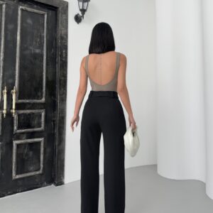 Polyviscose Belted Pants - Brand: My Fashion - Women & Kids, Baby Clothes Wholesale - TheBS Women