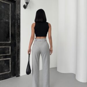 Polyviscose Belted Pants - Brand: My Fashion - Women & Kids, Baby Clothes Wholesale - TheBS Women