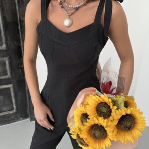 Linen Jumpsuit - Brand: My Fashion - Women & Kids, Baby Clothes Wholesale - TheBS Women