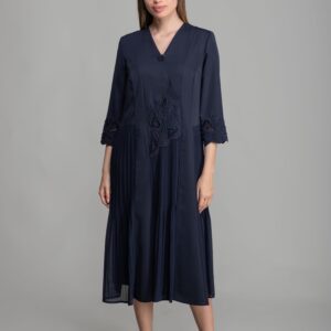 V Neck Embroidered Pearl Dress - Brand: GUMANIZE - Women & Kids, Baby Clothes Wholesale - TheBS Women