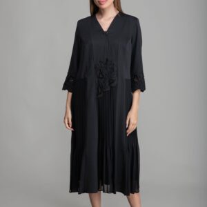 V Neck Embroidered Pearl Dress - Brand: GUMANIZE - Women & Kids, Baby Clothes Wholesale - TheBS Women