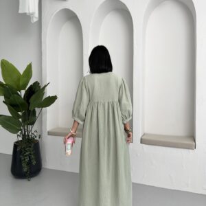 Mueslin Half Sleeve Dress - Brand: My Fashion - Women & Kids, Baby Clothes Wholesale - TheBS Women