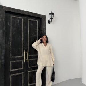 V Neck Mueslin Suit - Brand: My Fashion - Women & Kids, Baby Clothes Wholesale - TheBS Women