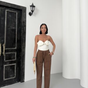 Pocketed Gabardine Pants - Brand: My Fashion - Women & Kids, Baby Clothes Wholesale - TheBS Women