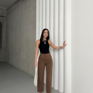 Detailed Gabardine Pants - Brand: My Fashion - Women & Kids, Baby Clothes Wholesale - TheBS Women