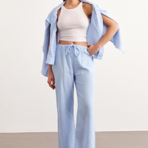 Elastic Waist Mueslin Pants - Brand: Levure - Women & Kids, Baby Clothes Wholesale - TheBS Women