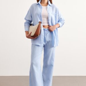 Elastic Waist Mueslin Pants - Brand: Levure - Women & Kids, Baby Clothes Wholesale - TheBS Women