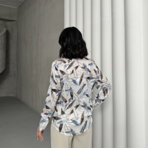 Bamboo Leaf Pattern Shirt - Brand: My Fashion - Women & Kids, Baby Clothes Wholesale - TheBS Women