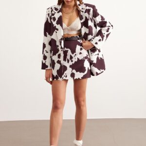 Polka Dot Pattern Short Skirt With Waist Belt - Multicolor - Brand: Levure - Women & Kids, Baby Clothes Wholesale - TheBS Women