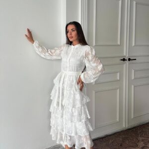 WholesaleWalloon Striped Floor Coat Dress - Brand: Elisa - Women & Kids, Baby Clothes Wholesale - TheBS Women