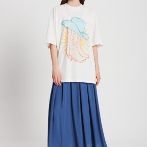 Oversize Printed T-shirt 29156 - Brand: First Angels - Women & Kids, Baby Clothes Wholesale - TheBS Women