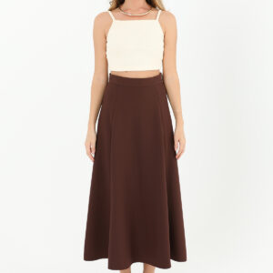 Women's Zipper Flared Skirt - Brand: Puane - Women & Kids, Baby Clothes Wholesale - TheBS Women