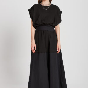 Knitted And Woven Garnished Design Blouse 29157 - Brand: First Angels - Women & Kids, Baby Clothes Wholesale - TheBS Women