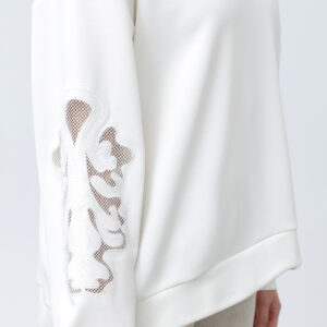 Women's Sleeves Mesh Embroidered Sweatshirt - Brand: SOUL - Women & Kids, Baby Clothes Wholesale - TheBS Women