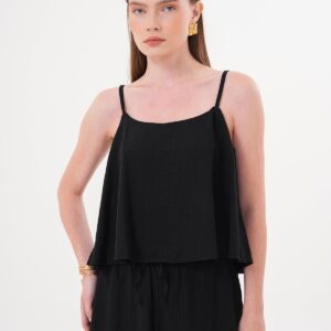 Strappy Crop Blouse - Brand: Levure - Women & Kids, Baby Clothes Wholesale - TheBS Women