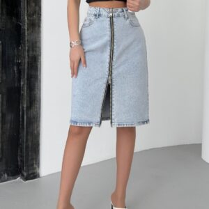 Medium Denim Skirt - Brand: XLove - Women & Kids, Baby Clothes Wholesale - TheBS Women