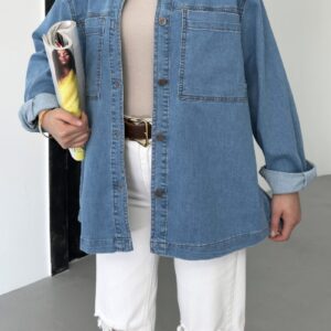 Denim Shirt With Pockets - Brand: XLove - Women & Kids, Baby Clothes Wholesale - TheBS Women