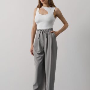 Pleated Lace-up Oversize Pants - Brand: Reyon - Women & Kids, Baby Clothes Wholesale - TheBS Women