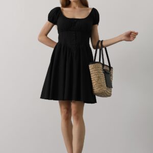 Mini Dress With Waist Corset - Brand: Reyon - Women & Kids, Baby Clothes Wholesale - TheBS Women