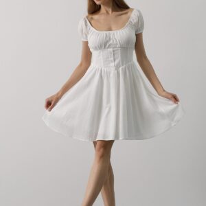 Mini Dress With Waist Corset - Brand: Reyon - Women & Kids, Baby Clothes Wholesale - TheBS Women