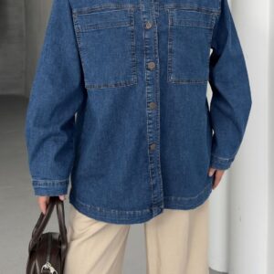 Denim Shirt With Pockets - Brand: XLove - Women & Kids, Baby Clothes Wholesale - TheBS Women