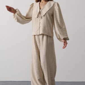 Embroidered Baby Collar Pants Set - Brand: Reyon - Women & Kids, Baby Clothes Wholesale - TheBS Women