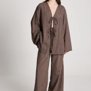 Striped Casual Oversized Suit - Brand: First Angels - Women & Kids, Baby Clothes Wholesale - TheBS Women