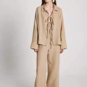 Beige Elegant Formal Suit With Notched Neck - Brand: First Angels - Women & Kids, Baby Clothes Wholesale - TheBS Women