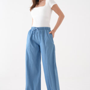 Palazzo Pants With Wide Leg And Drawstring - Brand: First Angels - Women & Kids, Baby Clothes Wholesale - TheBS Women
