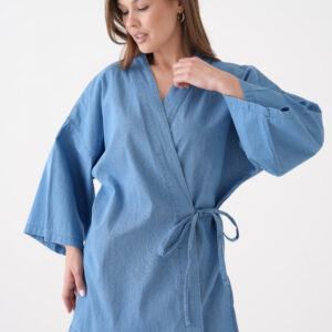 Ethnic Kimono With Slant Pocket And V-Neck - Brand: First Angels - Women & Kids, Baby Clothes Wholesale - TheBS Women