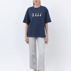 NavyOversized Fit Casual Tshirt - Brand: SOUL - Women & Kids, Baby Clothes Wholesale - TheBS Women