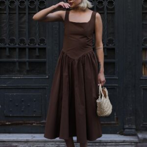 Fit And Flare Midi Dress - Brand: Reyon - Women & Kids, Baby Clothes Wholesale - TheBS Women