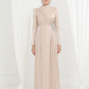 Wrap Dress With Sequined High Neck For Formal Events - Brand: Puane - Women & Kids, Baby Clothes Wholesale - TheBS Women