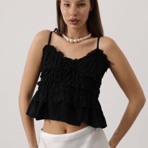 Sexy Slim Fit Crop Blouse - Brand: Reyon - Women & Kids, Baby Clothes Wholesale - TheBS Women