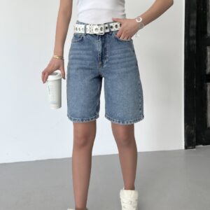 High Waist Bermuda Shorts - Brand: XLove - Women & Kids, Baby Clothes Wholesale - TheBS Women