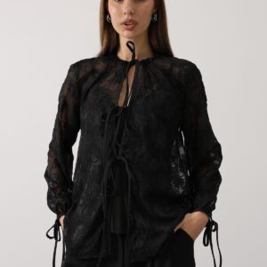 Elegant Formal Tie Closure Shirt - Brand: Reyon - Women & Kids, Baby Clothes Wholesale - TheBS Women