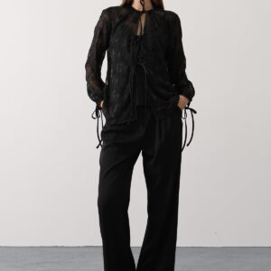 Elegant Formal Tie Closure Shirt - Brand: Reyon - Women & Kids, Baby Clothes Wholesale - TheBS Women