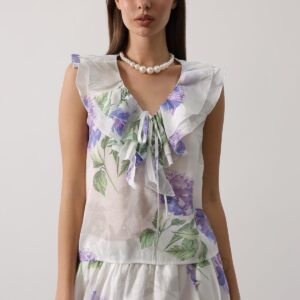 White Elegant Blouse - Brand: Reyon - Women & Kids, Baby Clothes Wholesale - TheBS Women