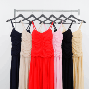 Navy Blue Elegant Maxi V-Neck Sleeveless Dress - Brand: Cream Rouge - Women & Kids, Baby Clothes Wholesale - TheBS Women