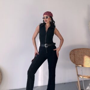 Black Tailored Slim Fit Sexy Jumpsuit - Brand: XLove - Women & Kids, Baby Clothes Wholesale - TheBS Women