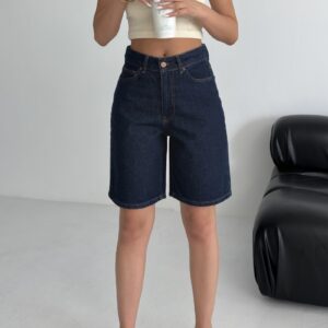 Blue Casual Streetwear Bermuda Shorts - Brand: XLove - Women & Kids, Baby Clothes Wholesale - TheBS Women