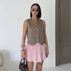 Casual Elegant Preppy Vest - Brand: XLove - Women & Kids, Baby Clothes Wholesale - TheBS Women