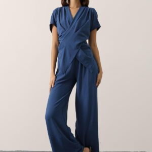 Blue Elegant Formal Casual Set - Brand: Reyon - Women & Kids, Baby Clothes Wholesale - TheBS Women