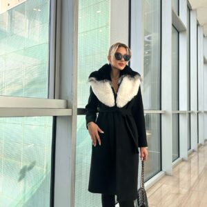 Elegant Slim Fit Long Tie Closure Coat - Brand: My Jest Fashion - Women & Kids, Baby Clothes Wholesale - TheBS Women