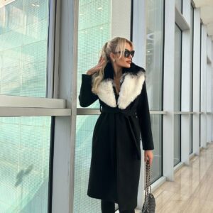 Elegant Slim Fit Long Tie Closure Coat - Brand: My Jest Fashion - Women & Kids, Baby Clothes Wholesale - TheBS Women
