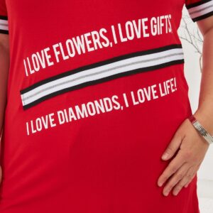 Plus Size Casual Tshirt With Letter Print - Brand: RMG - Women & Kids, Baby Clothes Wholesale - TheBS Women