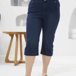 NavyDenim Shorts Casual Plus Size Bermuda - Brand: RMG - Women & Kids, Baby Clothes Wholesale - TheBS Women